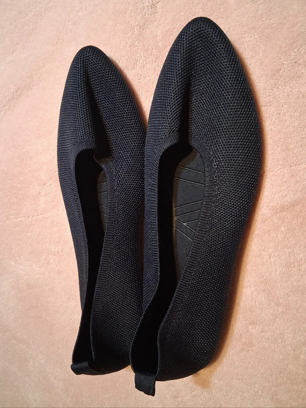 Pointed Toe Woven Knit Ballet Flats Shoes Size 11 Travel Chic French Connection